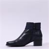 Regarde Le Ciel Jolene Cuff Block Heel - Navy Leather